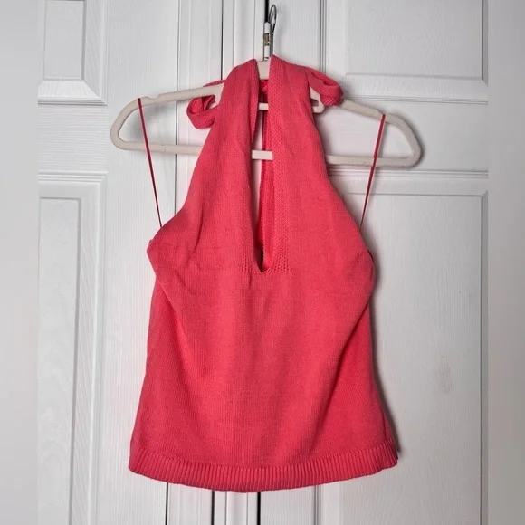 525 America Pink Halter Knit Top Size XL NWT - Picture 5 of 7